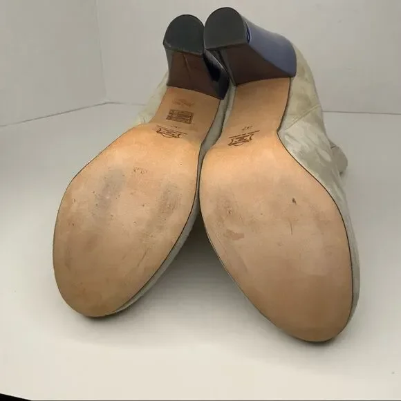 CARVEN high heel suede booties. - Picture 11 of 12